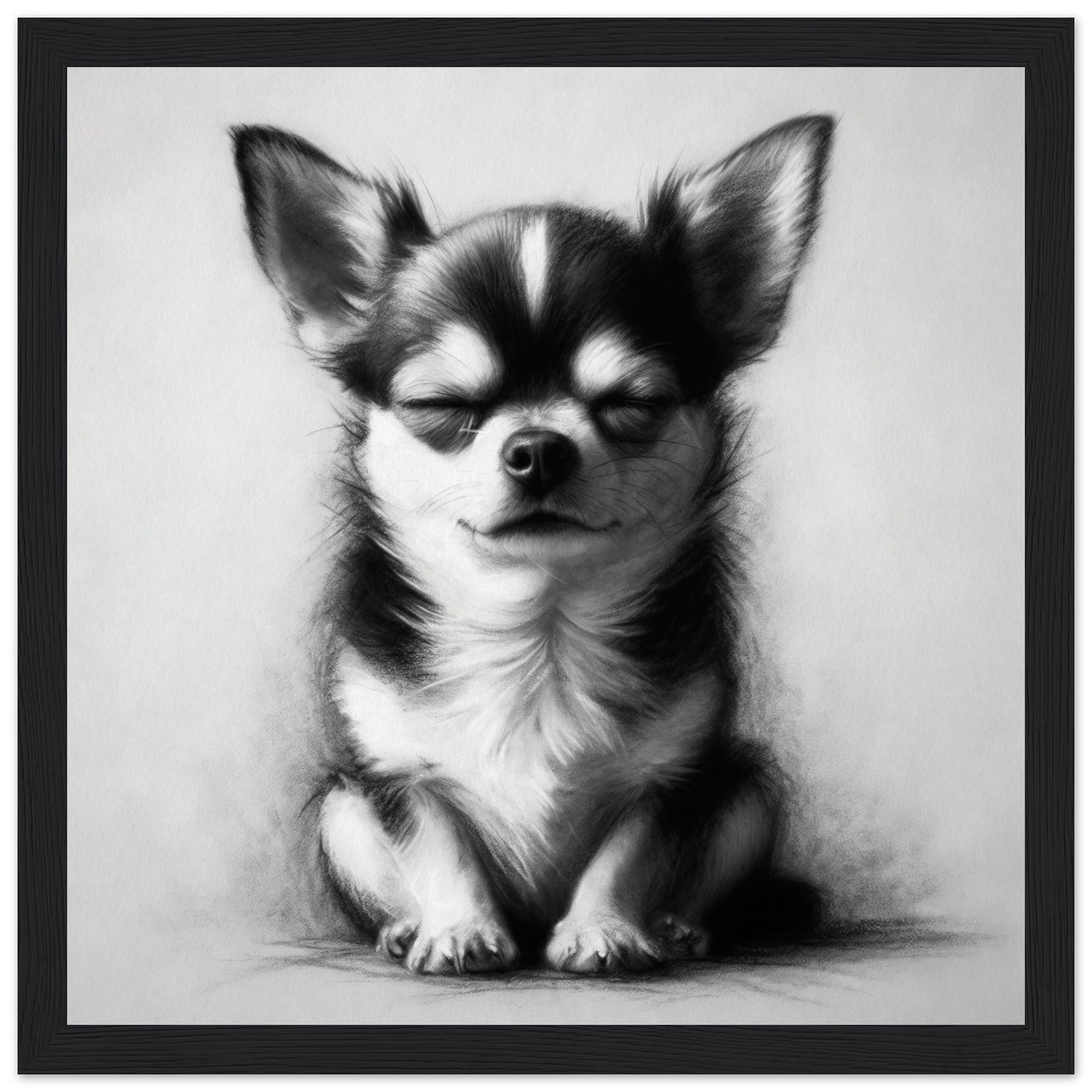 chihuahua dog framed poster