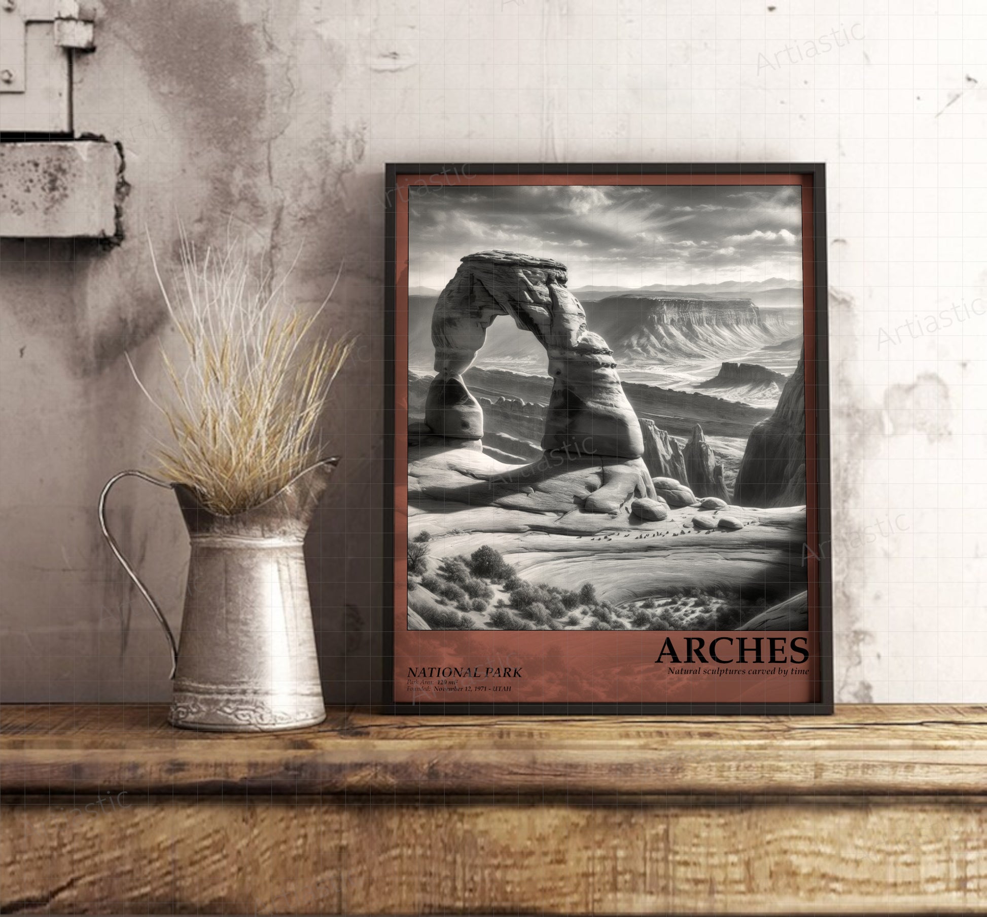 arches national park USA poster wall art