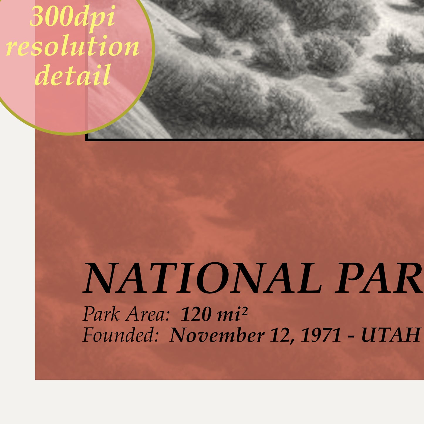 Arches National park poster 300dpi