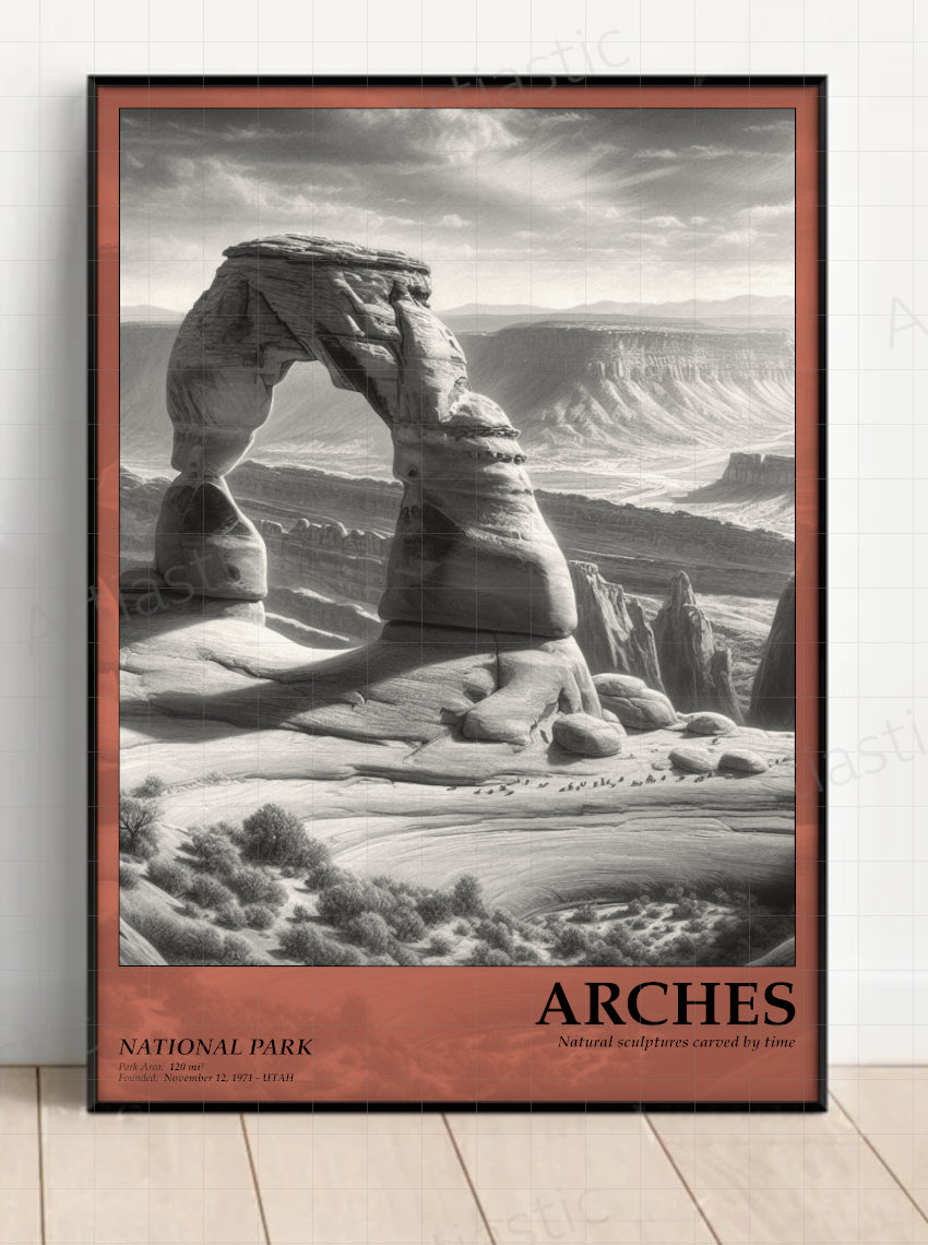 Arches National park framed poster