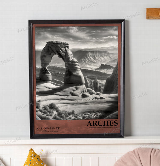 arches national park USA poster wall art