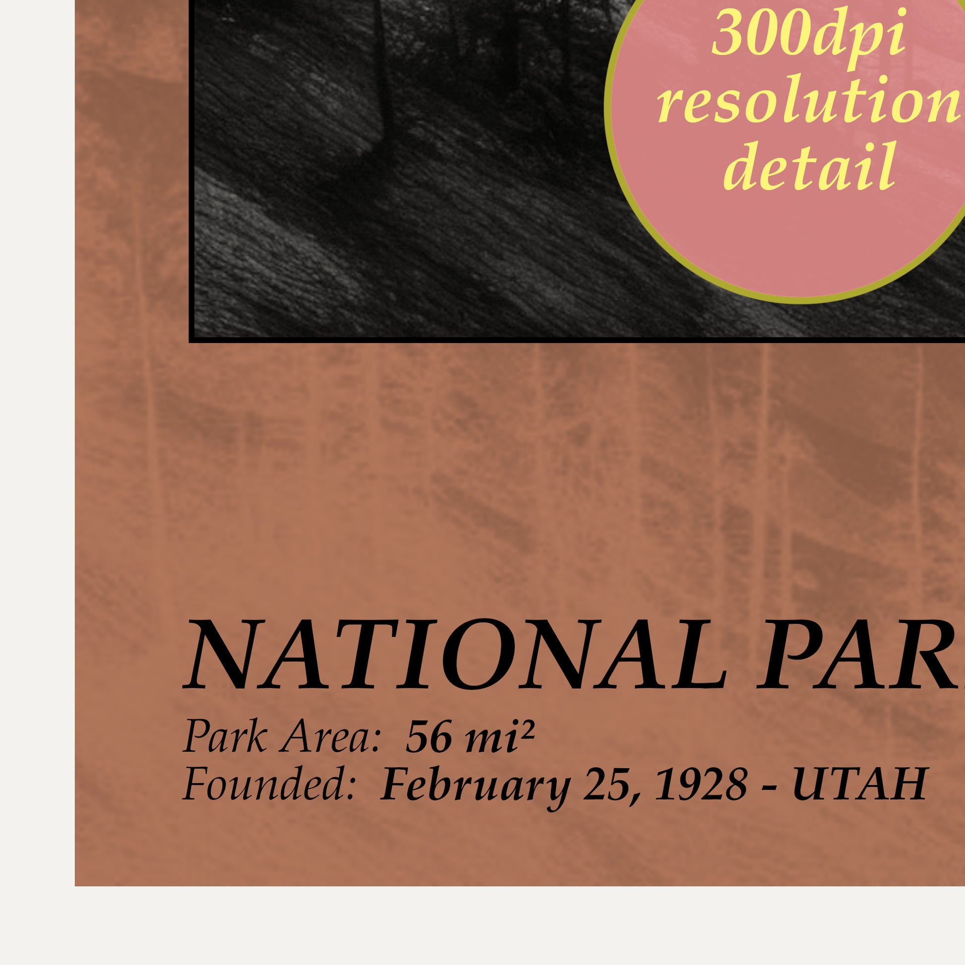 bryce canyon national park poster wall art