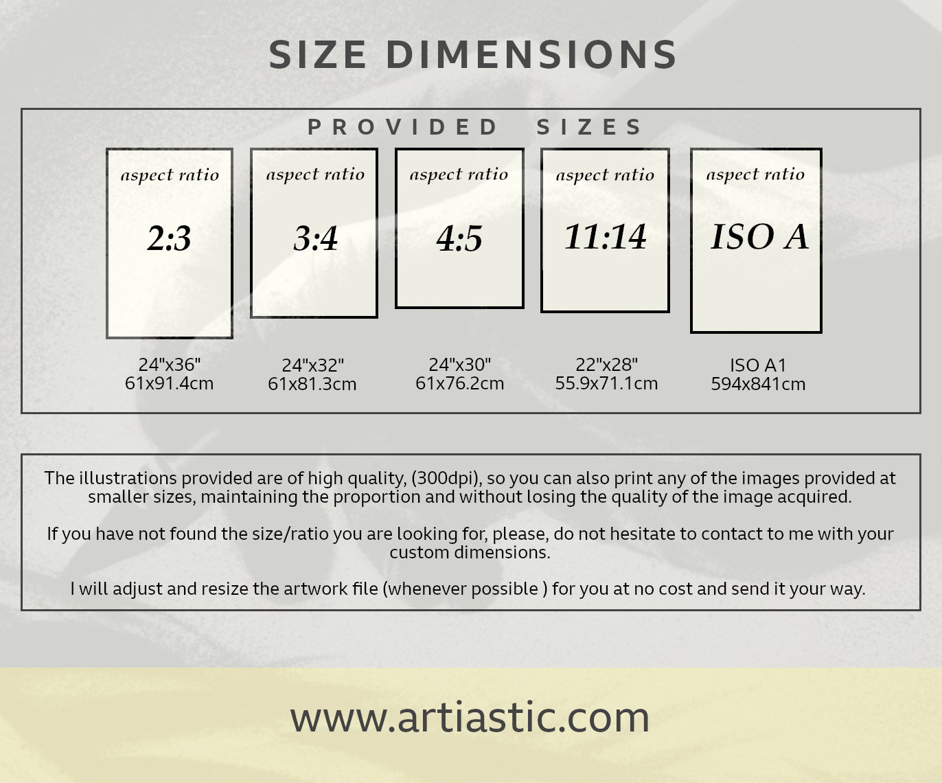 denali national park poster sizes