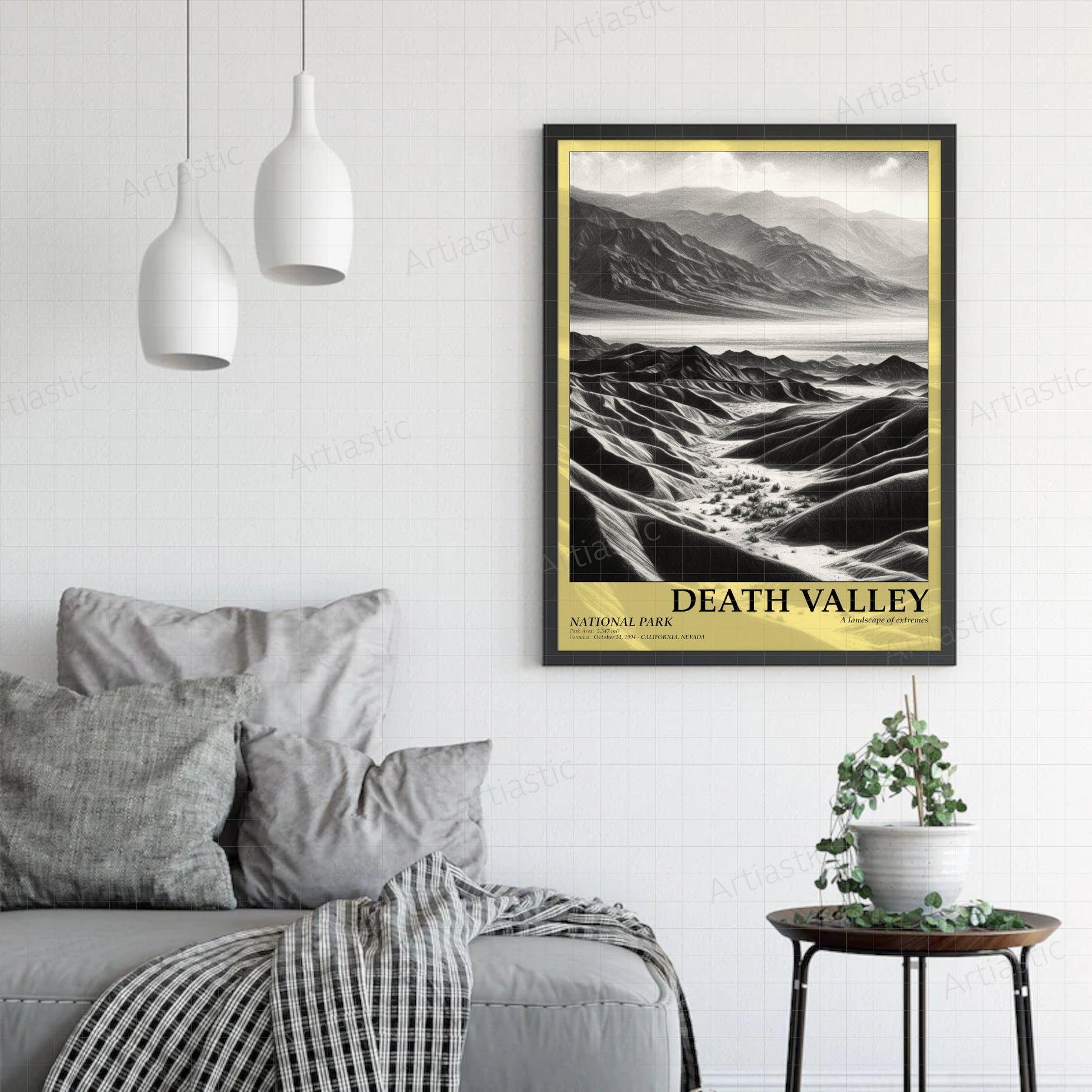 death valley national park poster