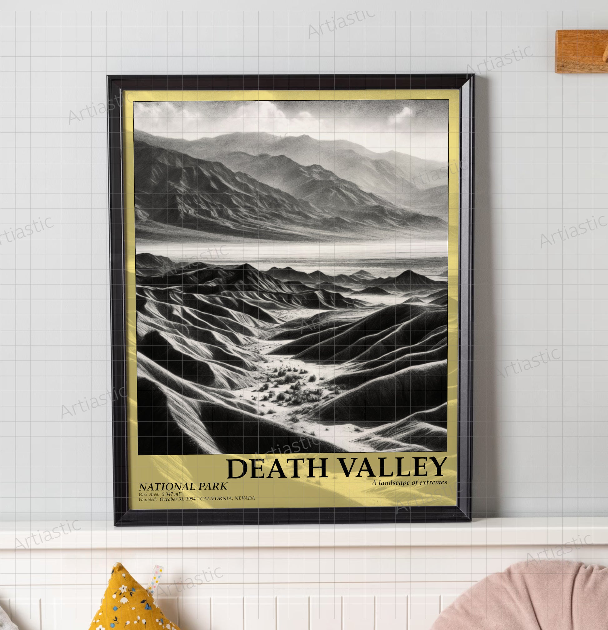 death valley national park poster