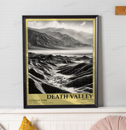 death valley national park poster