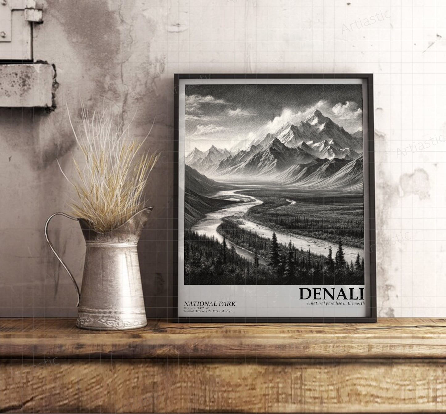 denali national park poster