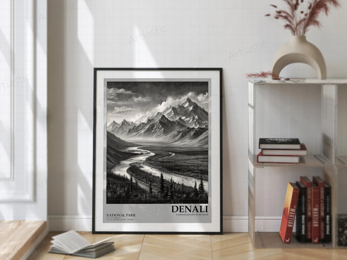 denali national park poster wall art