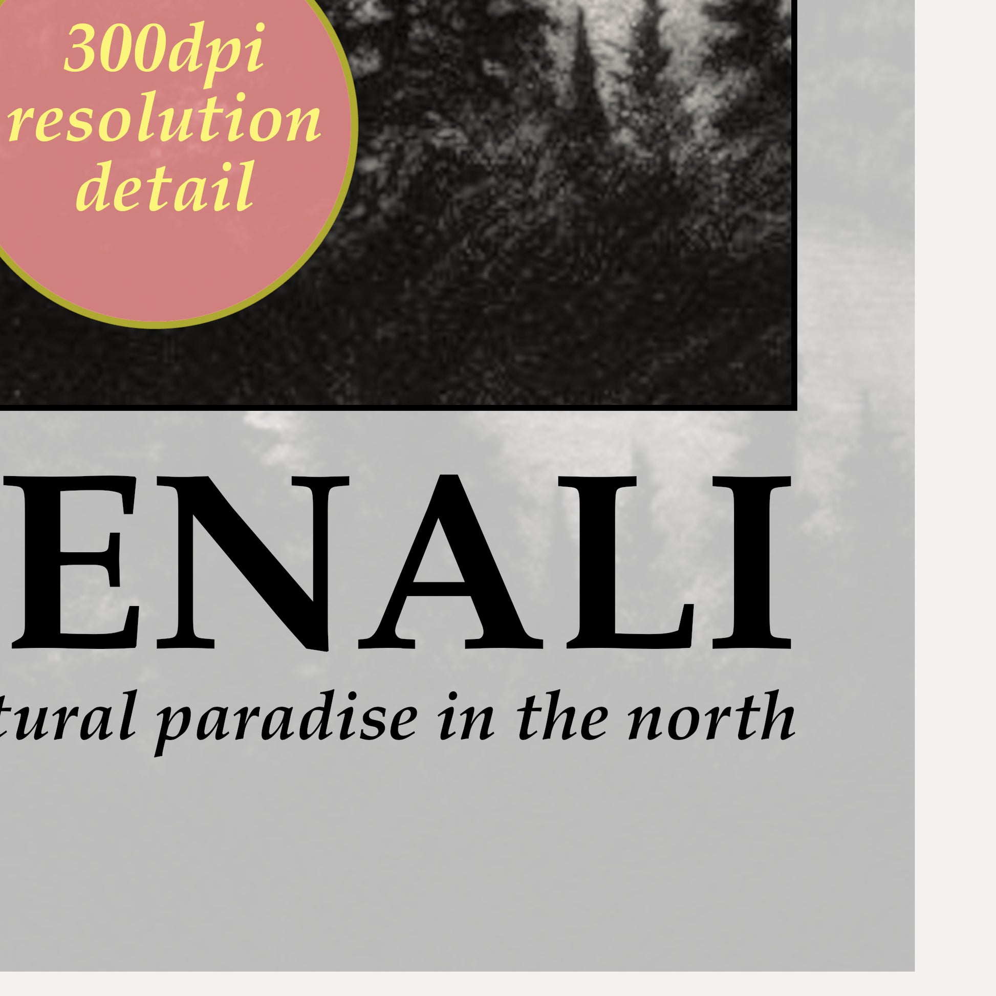 denali national park poster 300dpi