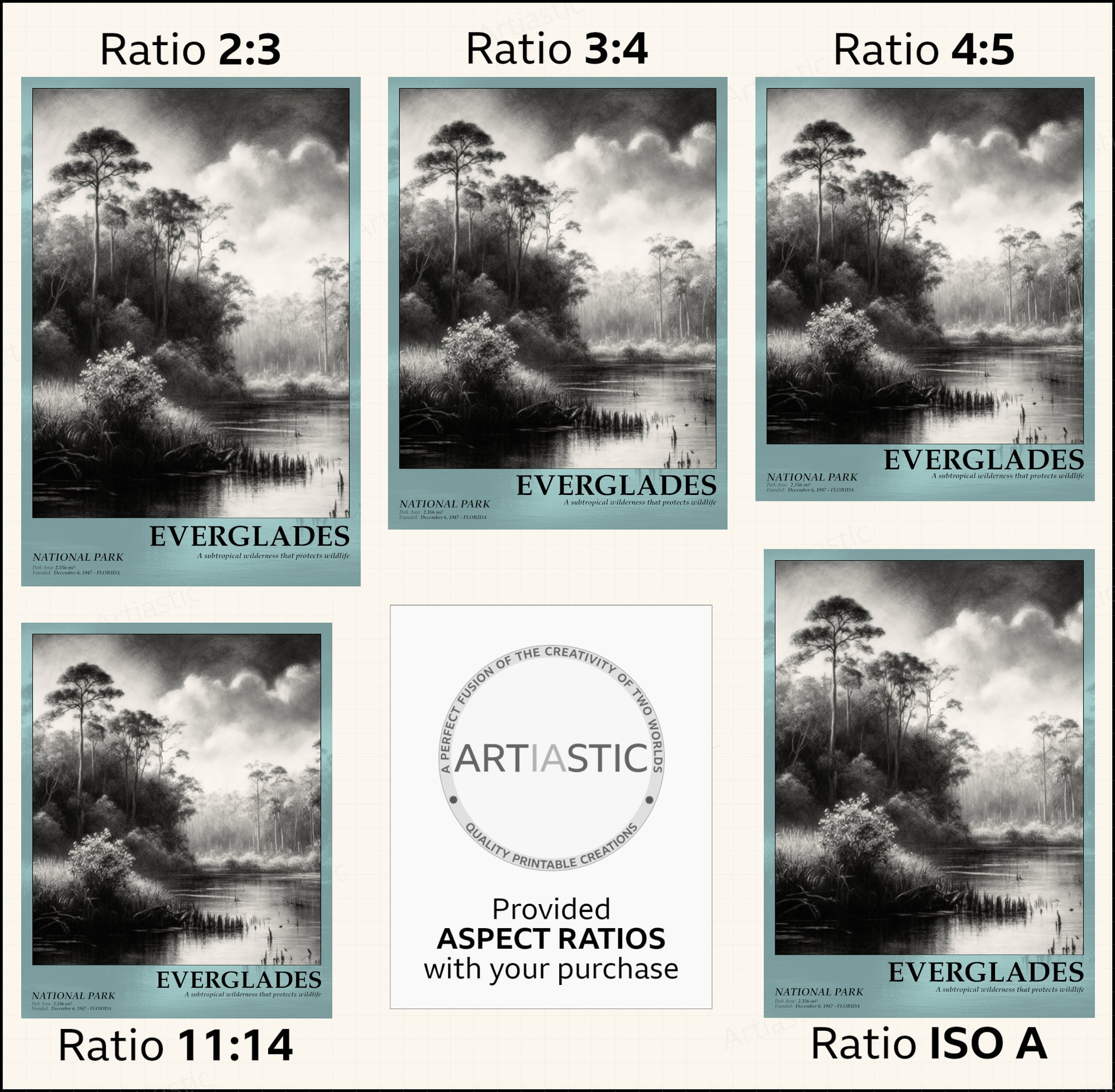 everglades national park ratios