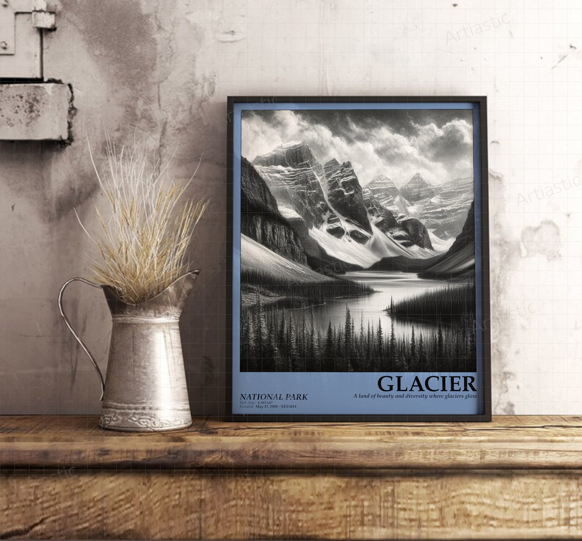 Glacier National Park poster