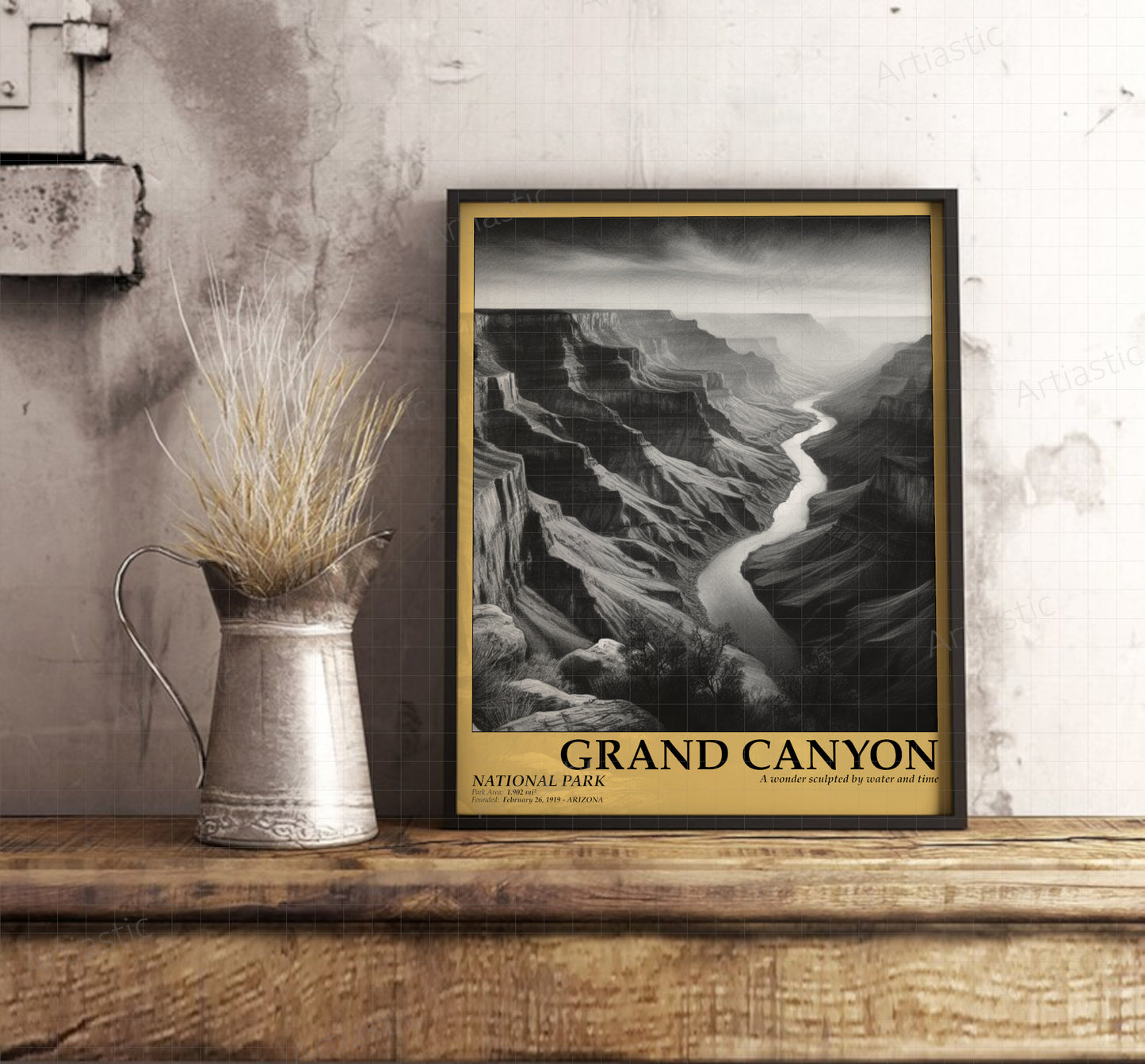 grand canyon national park framed