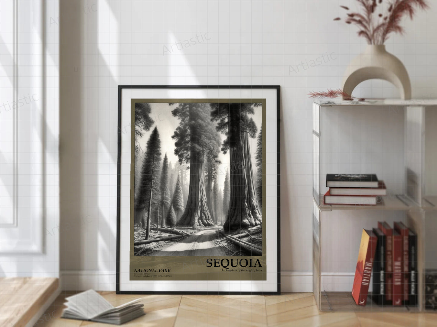 sequoia national park poster art