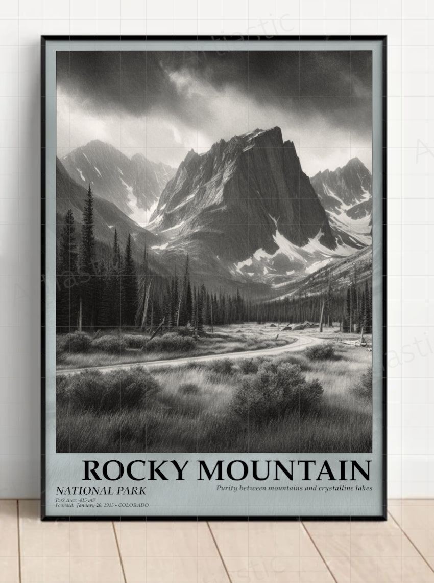 Rocky mountain national park framed