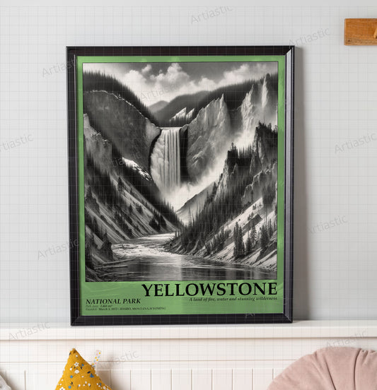 yellowstone digital poster