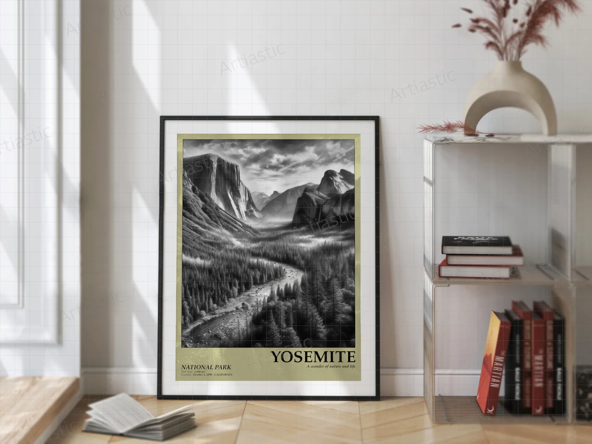 yosemite digital poster downloadable