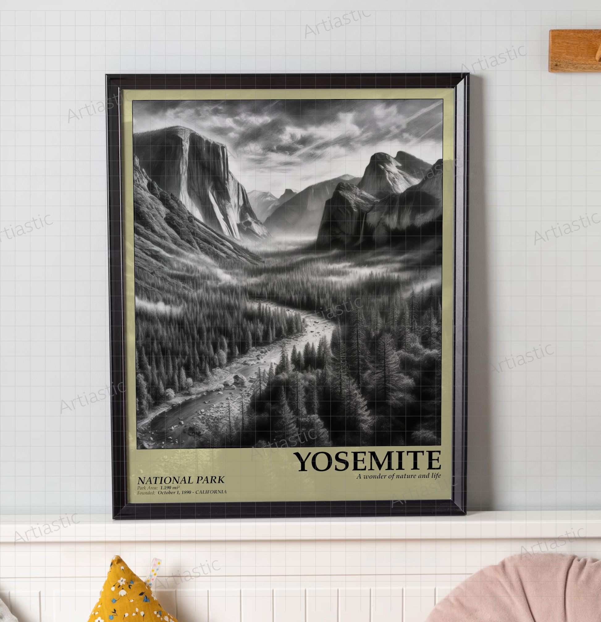 yosemite digital poster