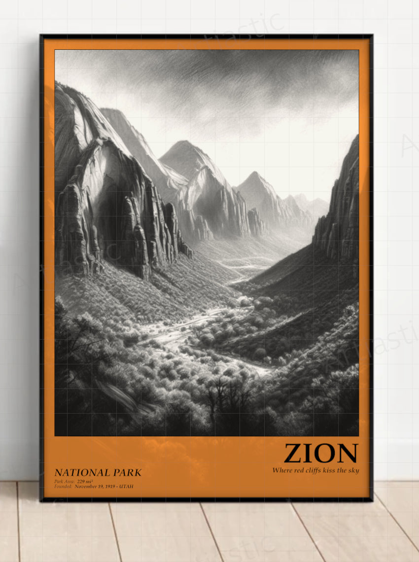 zion national park framed