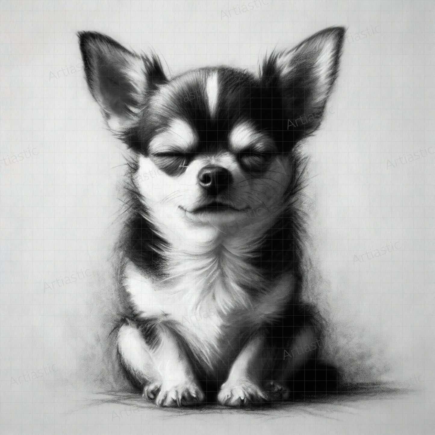 chihuahua dog ilustration