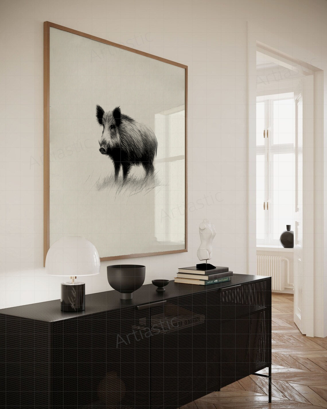 boar printable drawing cheap wallart