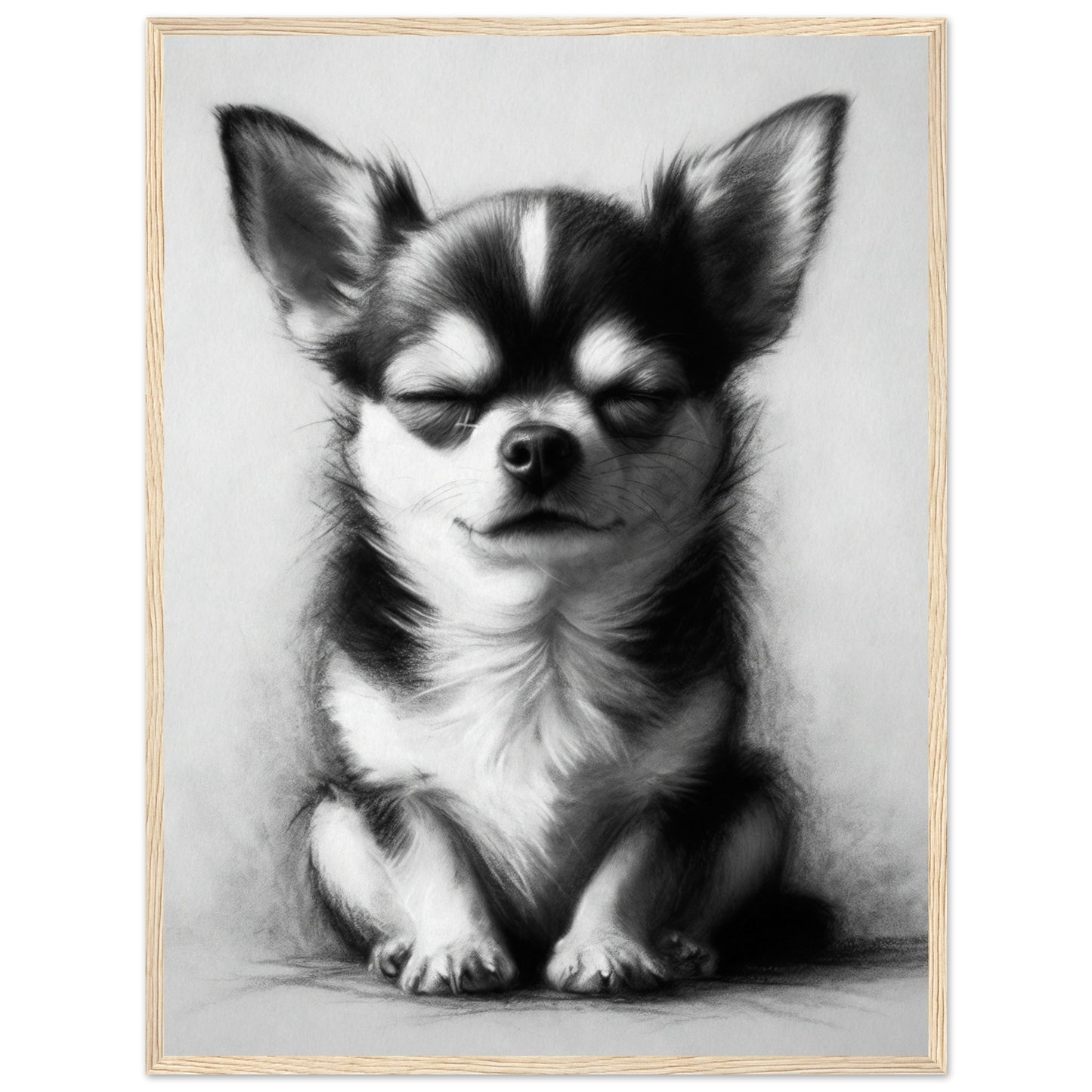 chihuahua dog framed poster