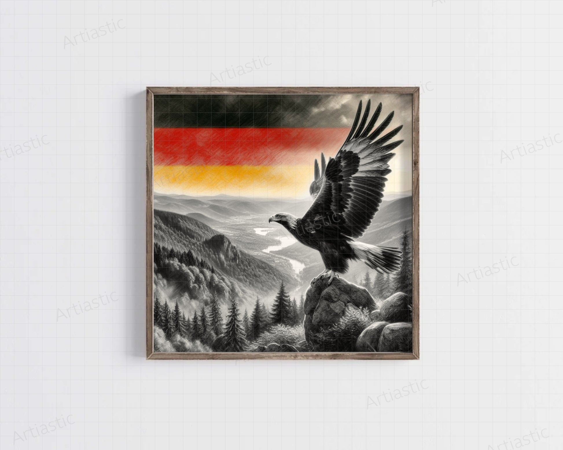 real eagle from germany decor