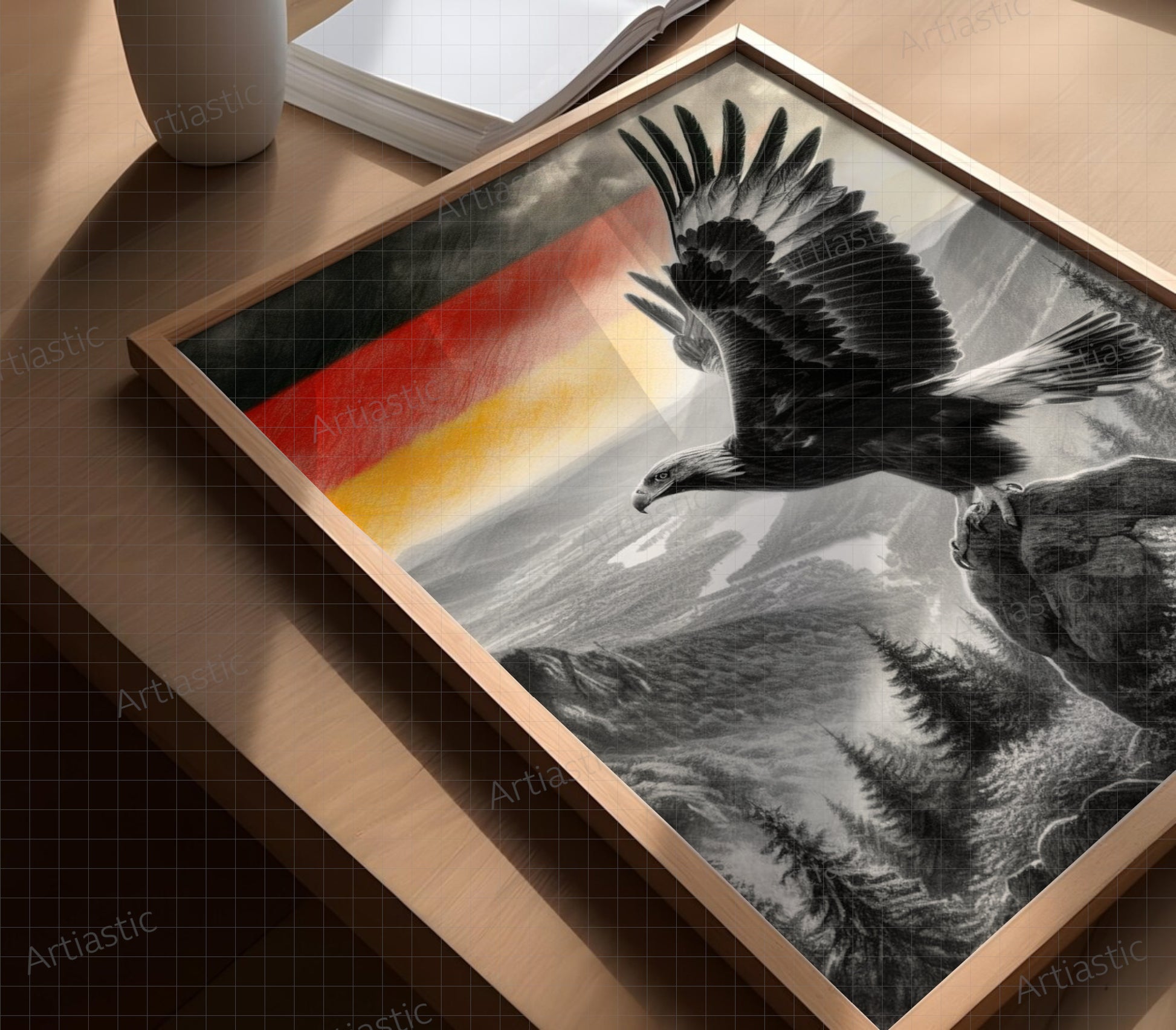 real eagle from german country