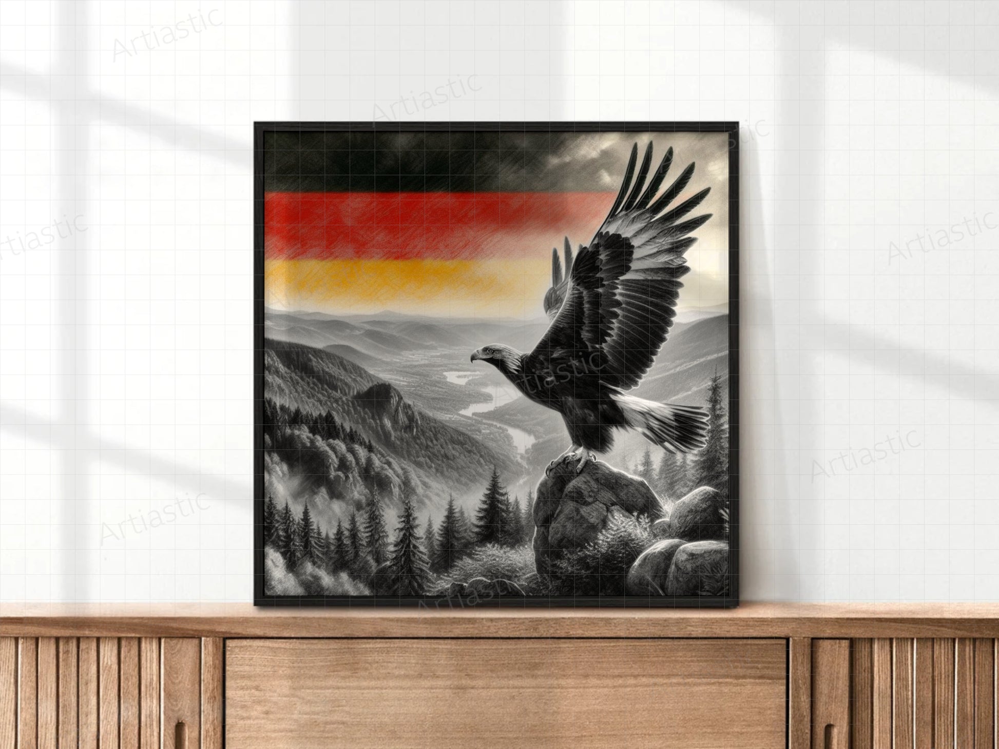 eagle from germany patriotic art 