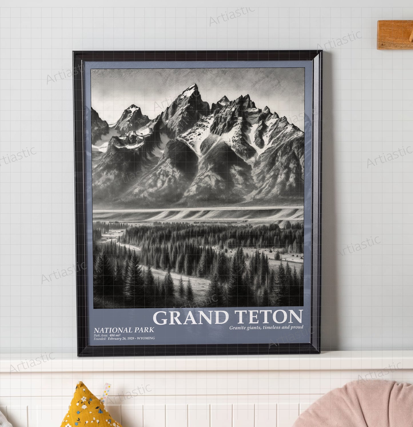 grand teton national park poster wall art