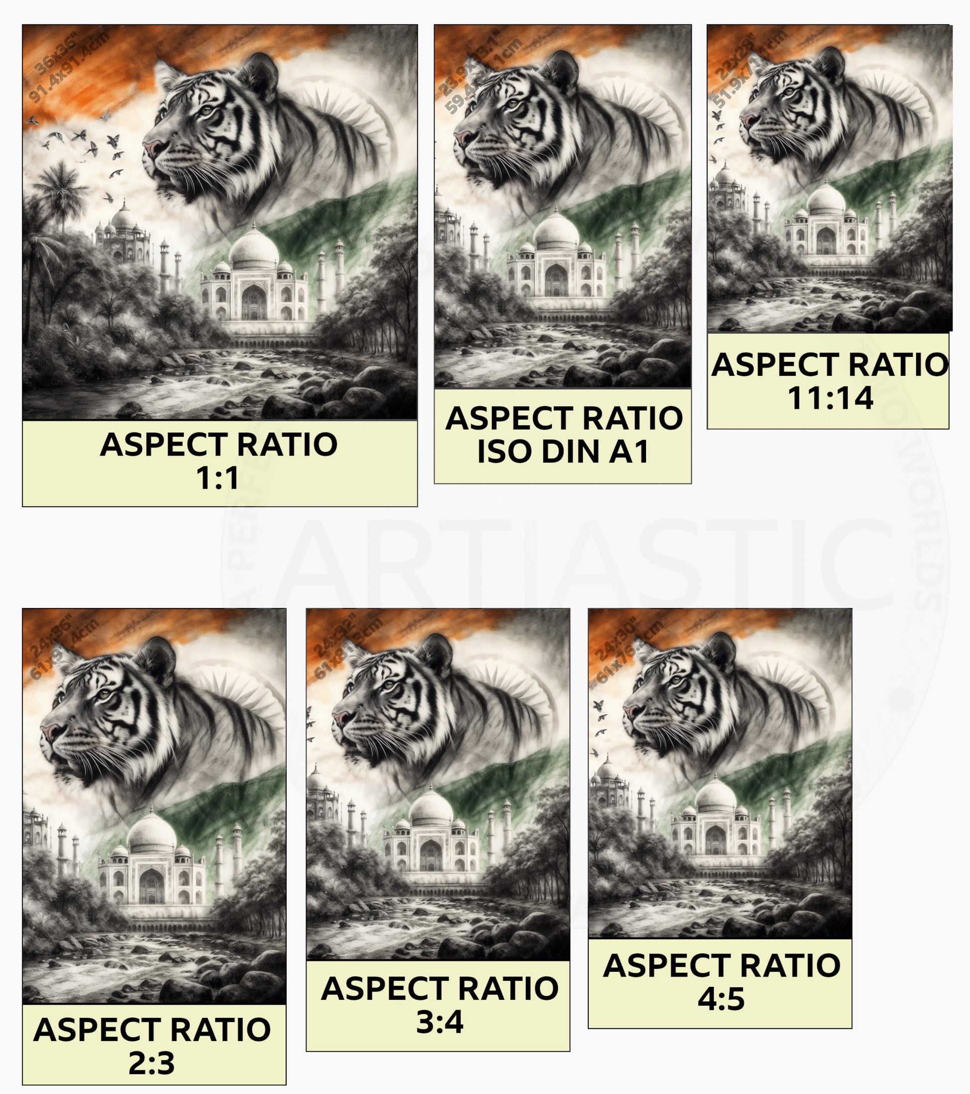 patriotic drawin of la india ratios