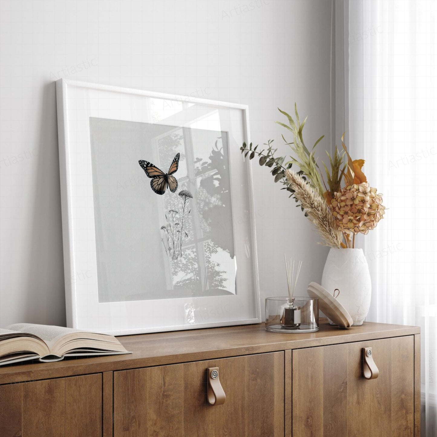 printable insect art. monarch butterfly