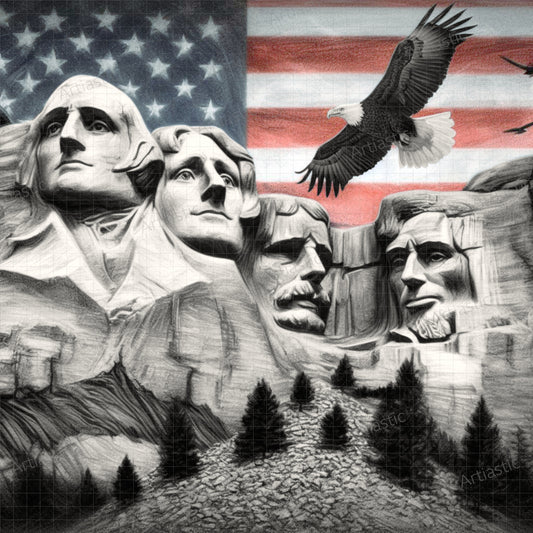 patriotic art of USA by Artiastic