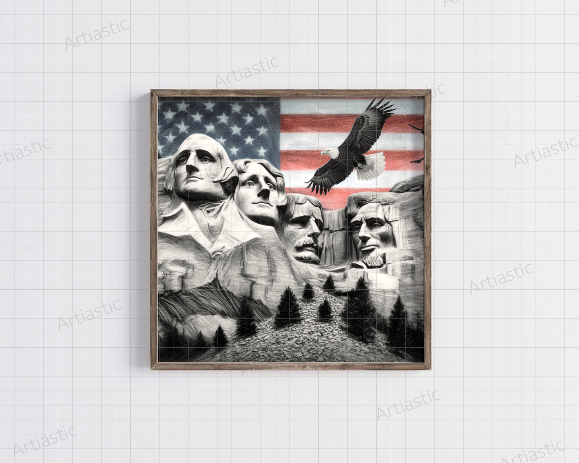 patriotic art of USA by Artiastic