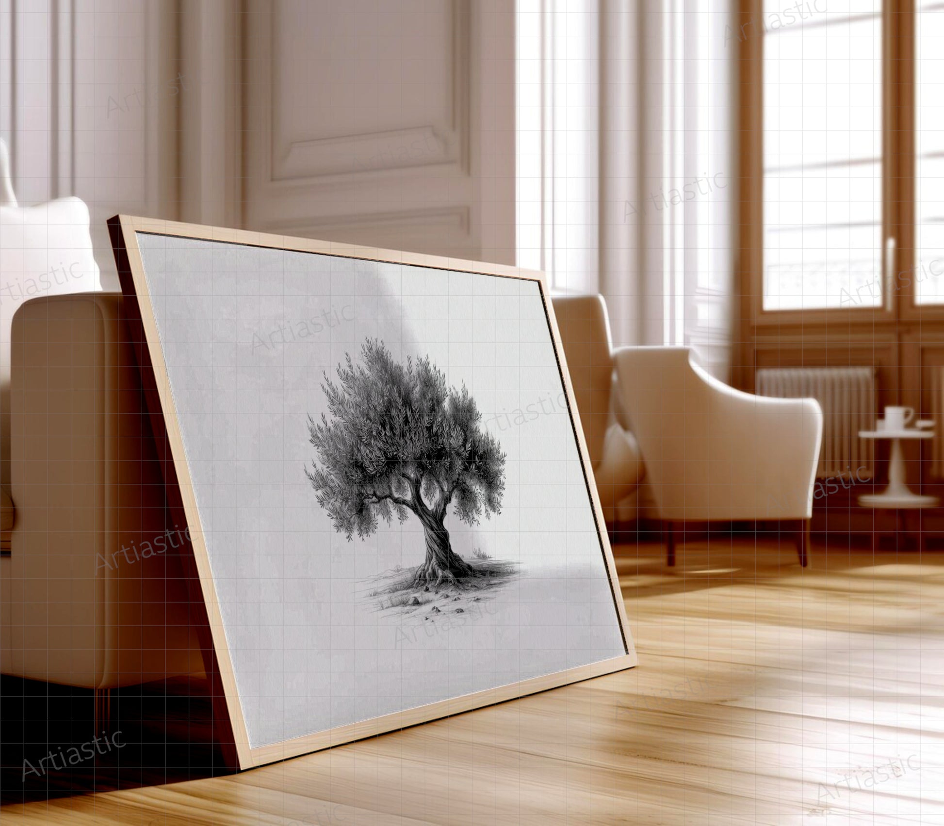 printable image olive tree wall art