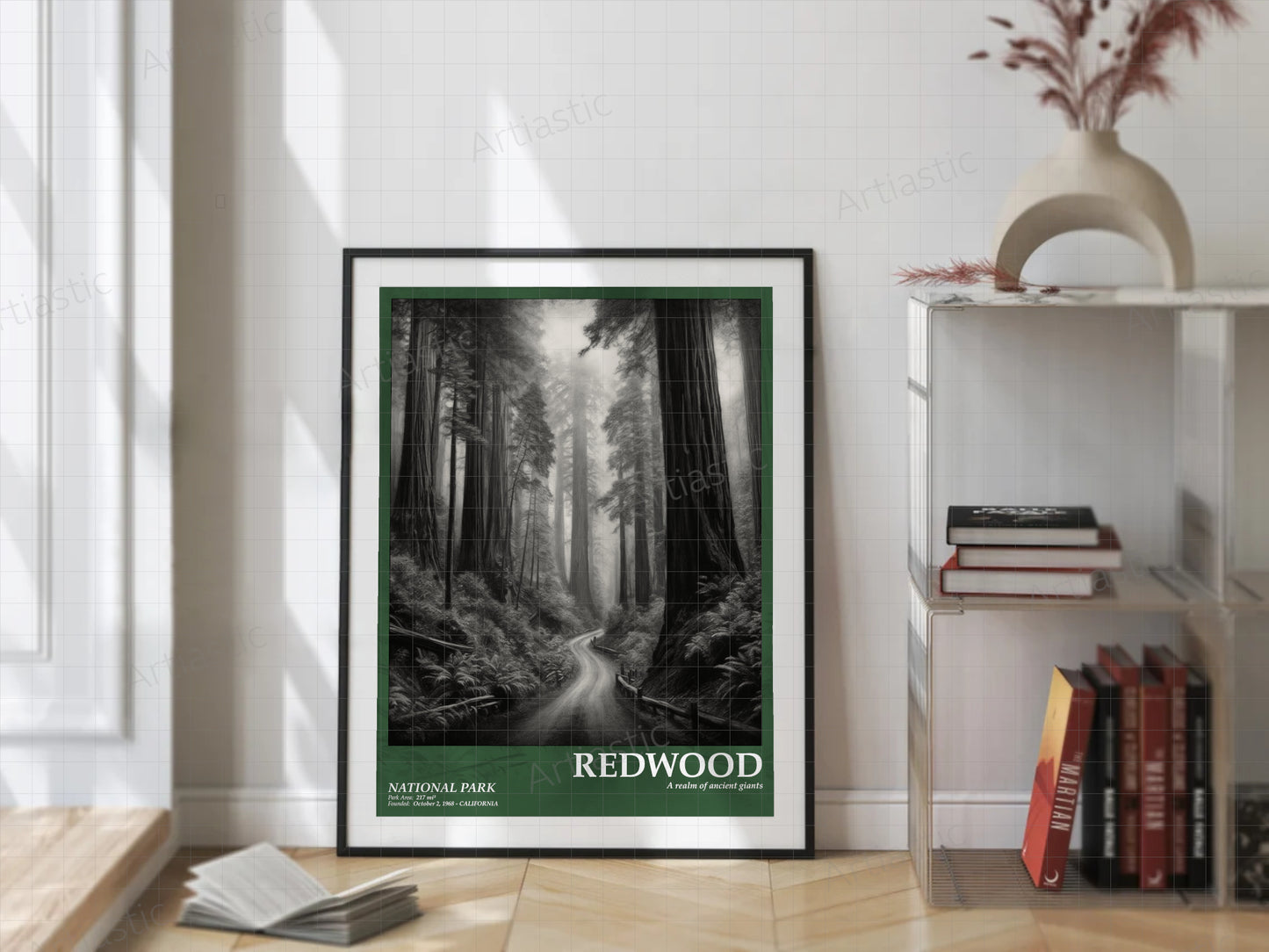 redwood national park poster wall art